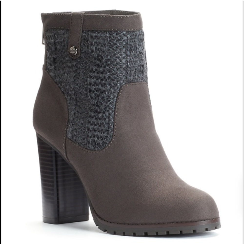 Juicy Couture Ankle Boot w/Sweater detail